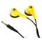 Kicker EB51Y High Performance Stereo Earbuds (Yellow)