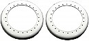 Marine Stereo Boat 6 1/2" Speaker 1" White Adapter Spacers Waves & Wheels S1-W