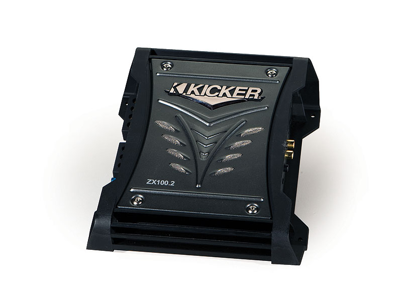 Kicker ZX100 2 2 Channel Amplifier 100W Car Stereo Amp
