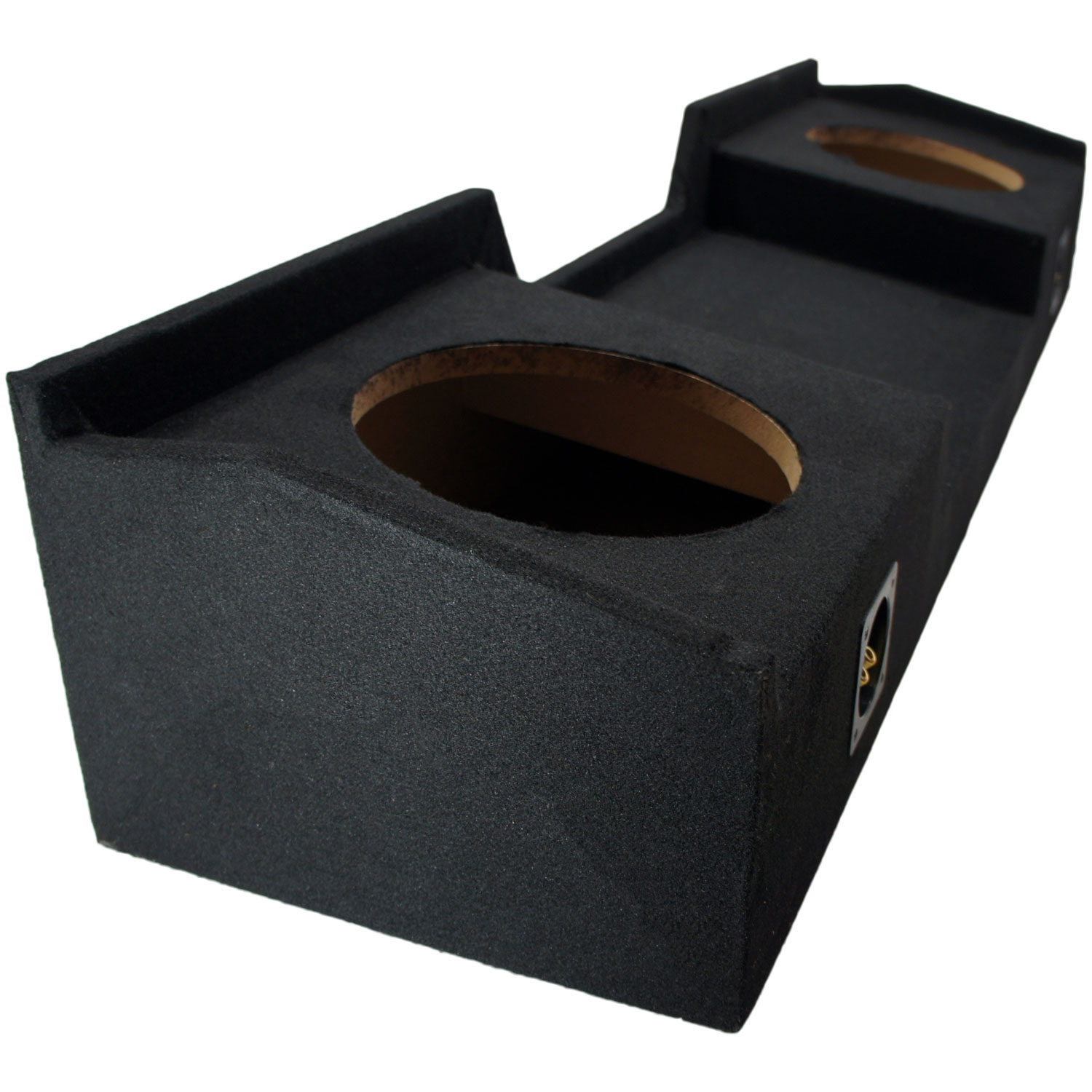 Compatible with 1999-2006 Chevy Silverado Extended Cab Truck Harmony Bundle R104 Dual 10 Sub Box & HA-A400.1 