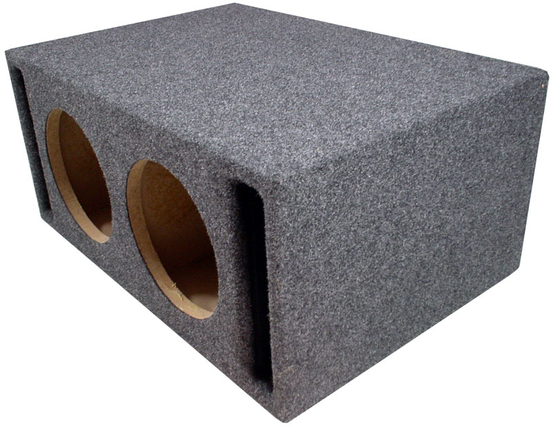 Dual 15 Ported Subwoofer Box Enclosure (Grey) - 2X15VMBASS