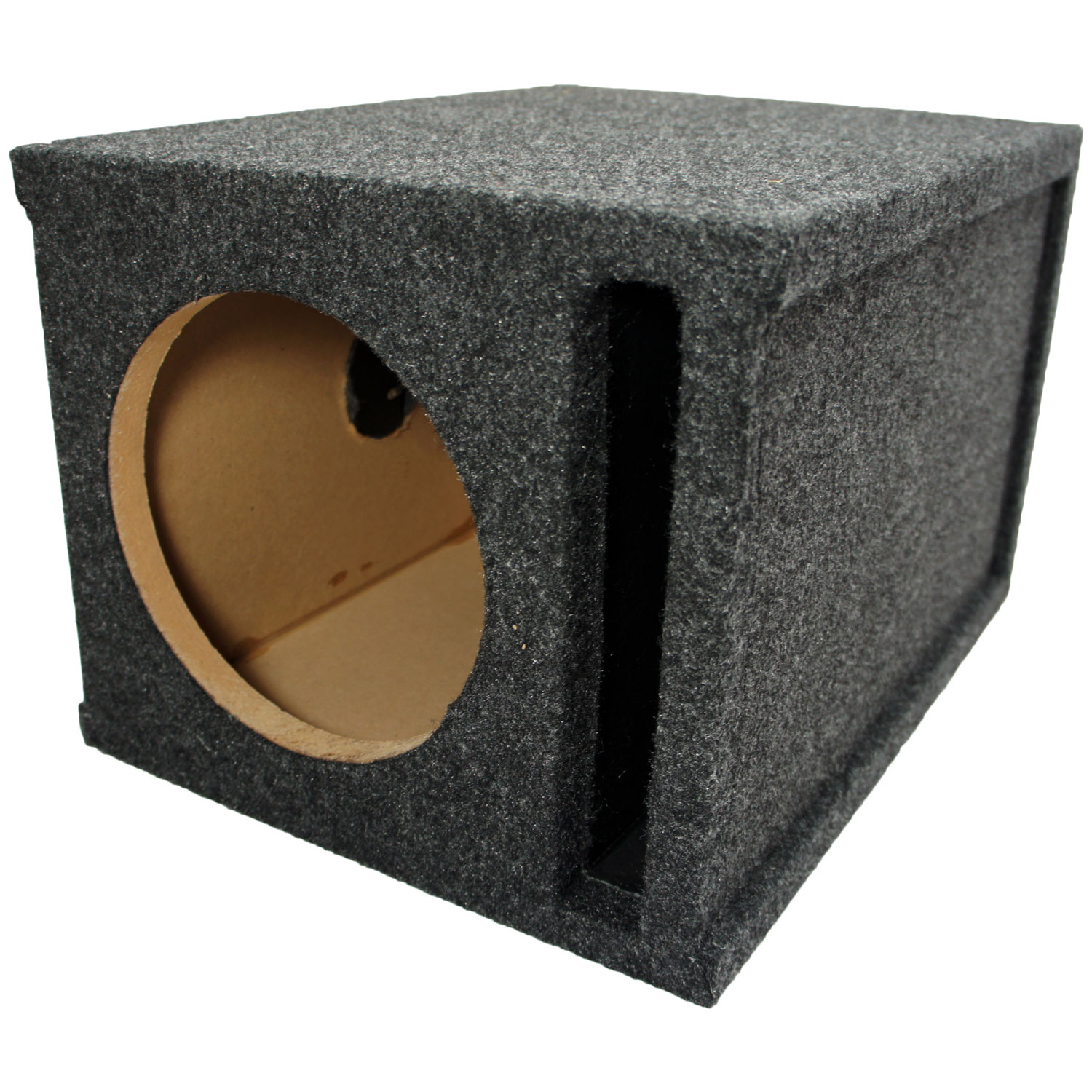 8" Ported Subwoofer Box Enclosure (Gray) - 1X8VMBASS