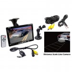 Pyle Car Audio PLCM7700 7 Inch Window Suction Mount Monitor with Rearview Backup Camera