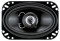 Planet Audio TQ462 4" x 6" Two-Way Speaker System with Glossy Black Poly-Injection Cone 80W