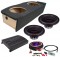 Power Acoustik RW1-10 Sub Nissan 350Z Coupe 03-08 Loaded Dual 10" Sub Box Enclosure with REP1-2000 Amplifier & 4GA Amp Kit