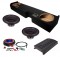 Power Acoustik RW1-10 Sub 01-12 Ford F350 Super Cab Truck Loaded Dual 10" Sub Box with REP1-2000 Amplifier & 4GA Amp Kit
