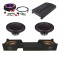 Power Acoustik RW1-10 Sub 04-06 Ford F150 Super Crew Truck Loaded Dual 10" Sub Box with REP1-2000 Amplifier & 4GA Amp Kit