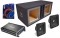 Kicker Car Audio 15" Pair S15L3 Dual 2 Ohm Loaded Competition SPL Port Subwoofer Box, CX1200.1 Amp & Amplifier Install Kit