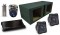 Kicker Car Audio ZX1500.1 Amp Amplifier & Dual 15" Loaded Vented S15L7 Subwoofer Enclosure Box