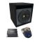 Car Stereo Paintable Ported 15 Kicker CompC CWCD15 Sub Box & CXA600.1 Amp Package