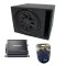 Car Stereo Vented Port Single 10" Kicker CompVR CVR10 Sub Box CXA600.1 Amp Bundle