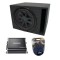 Car Stereo Vented Port Single 12" Kicker CompVR CVR12 Sub Box CXA600.1 Amp Bundle