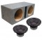Power Acoustik CW2-104 Sub Car Stereo Dual 10" Crypt Ported Subwoofer Box Loaded Enclosure Package