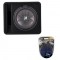 Kicker VCWR12 12" Single Loaded 2-Ohm CompR Vented Subwoofer Enclosure with 1800W Amplifier Kit
