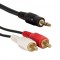 Axxess A35-RCA-6 6 Feet High Performance Male 3.5mm to RCA Audio Connector