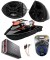 Sea-Doo PWC Marine Rockford R152 &  PBR300X4 Amp Custom 5 1/4" Black Speaker Pods Package