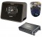 Kicker Car Audio Single L7 10" TS10L7 Loaded Truck Sub Box, CX1200.1 Amplifier & Amp Install Kit