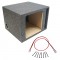 Square Kicker 12" Ported L3 L5 L7 Subwoofer Box Speaker Sub Bass Enclosure & Sub Wire Kit