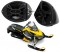 Ski-Doo Snowmobile Rockford Package P152 Custom 5 1/4" Gloss Black Speaker Pods Pair