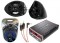 Rockford PBR300X4 Amp & R152 Custom Powersport 5 1/4" Black Speaker Pod Package