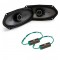 Kicker KSC410 4"x10" KS-Series 2-Way Coaxial Speaker Package with Bass Blocker Pair
