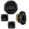 Kicker DSC504 5.25" DS-Series 2-Way Coaxial Speaker Package with Acoustic Baffle Pair