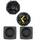 Kicker DSC6704 6.75" DS-Series 2-Way Coaxial Speaker Package with Acoustic Baffle Pair