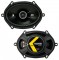 Kicker Car Audio 43DSC6804 6"x8" DS Series 35W RMS 4 Ohm Coaxial Car Audio Speakers - New