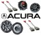Kicker Package Acura RL 1999-2005 Factory Coaxial Speaker Replacement KS650 & KS5250