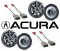 Kicker Package Acura MDX 2001-2006 Factory 6 1/2" Coaxial Speaker Replacement (2) KS650 New