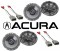 Kicker Package Acura Integra 1986-2001 Factory 6 1/2" Coaxial Speaker Replacement (2) DS65 New