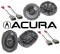 Kicker Package Acura Vigor 1992-1994 Factory Coaxial Speaker Replacement DS65 & DS693