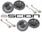 Kicker Package Scion xA 2004-2006 Factory 6 1/2" Coaxial Speaker Replacement (2) DS65 New