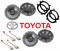 Kicker Package Toyota Camry 1992-1996 Factory 6 1/2" Coaxial Speaker Replacement (2) DS65 New