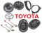 Kicker Package Toyota Corolla 2003-2008 Factory Coaxial Speaker Replacement DS65 & DS693
