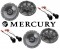 Kicker Package Mercury Milan 2006-2008 Factory 6 1/2" Coaxial Speaker Replacement (2) DS65 New