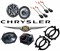 Kicker Package Chrysler PT Cruiser 2001-2005 KS650 & KS680 Coaxial Factory Upgrade Replacement Speakers