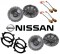 Kicker Package Nissan Altima 1998-2001 Factory 6 1/2" Coaxial Speaker Replacement (2) DS65 New