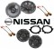 Kicker Package Nissan Frontier 1998-2004 Factory Coaxial Speaker Replacement DS65 & DS525