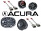 Kicker Package Acura RL 2006-2008 Factory Coaxial Speaker Replacement KS5250 & KS6930