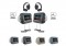 Power Acoustik HDVD-9GRDK Dark Gray Headrest DVD 8.8" Monitor & SDHC Card Reader