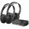Power Acoustik HP-902RFT Two Swivel Ear Pad 2-Channel RF 900 MHz Wireless Headphones (2 Headphones)