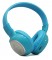SPL HP-K1B 1-Ch Blue Colored Collapsible Ear Pads Single IR Headphone w/ Bag