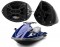 Yamaha Wave Runner PWC Marine Rockford Package P152 Custom 5 1/4" Gloss Black Speaker Pods