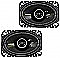 Kicker CS464 4x6 Inch Coaxial Car Audio Speakers with 150 Watt Peak Power (40CS464)